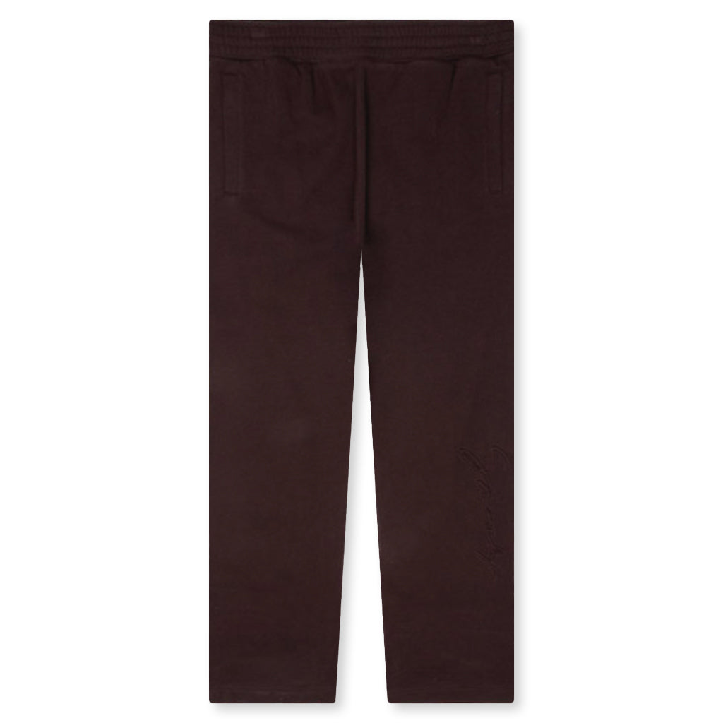 Straight Leg Formal Jogger - Burgundy