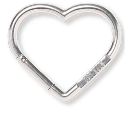 Heart Carabiner - Silver