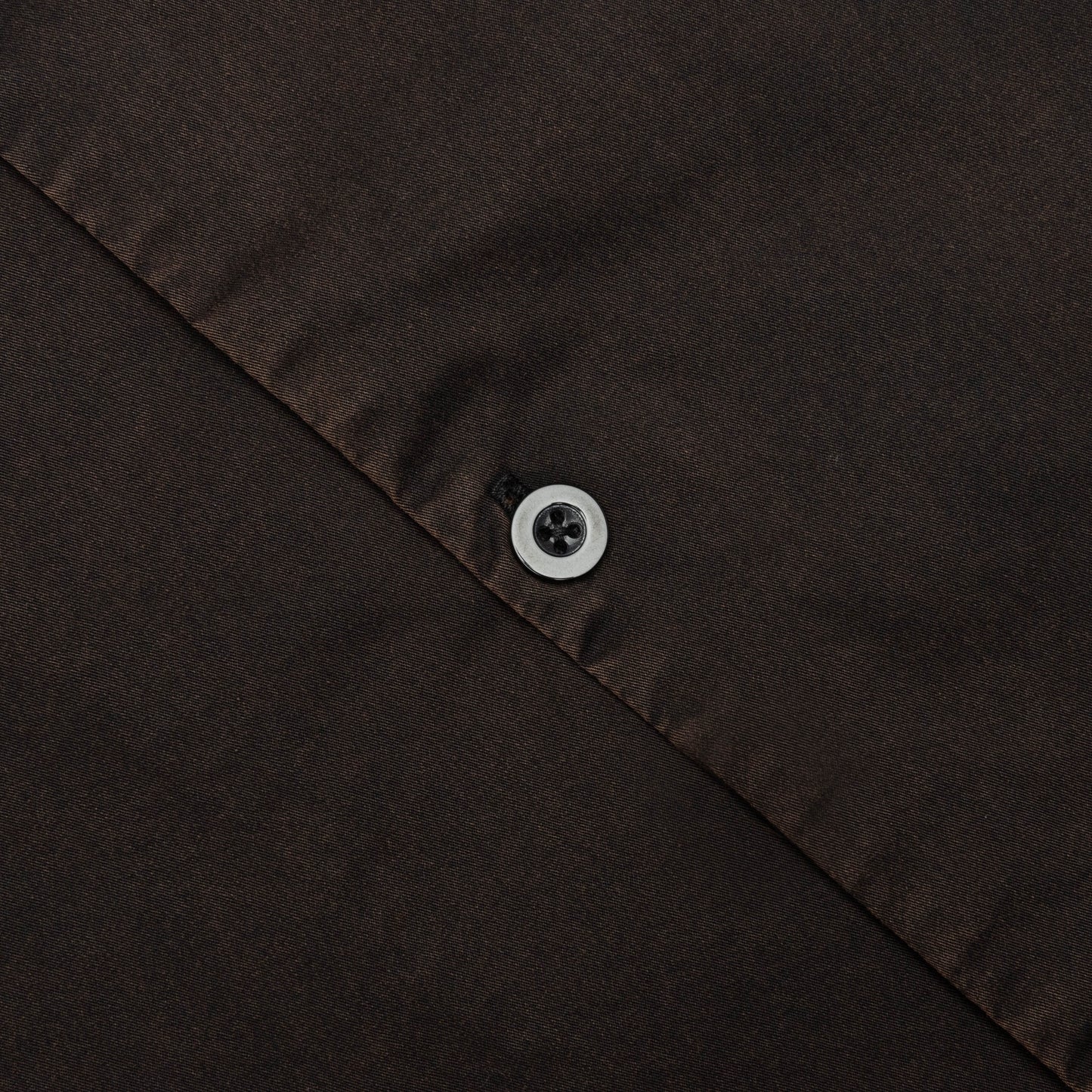Script Camp Collar Shirt - Jet Black