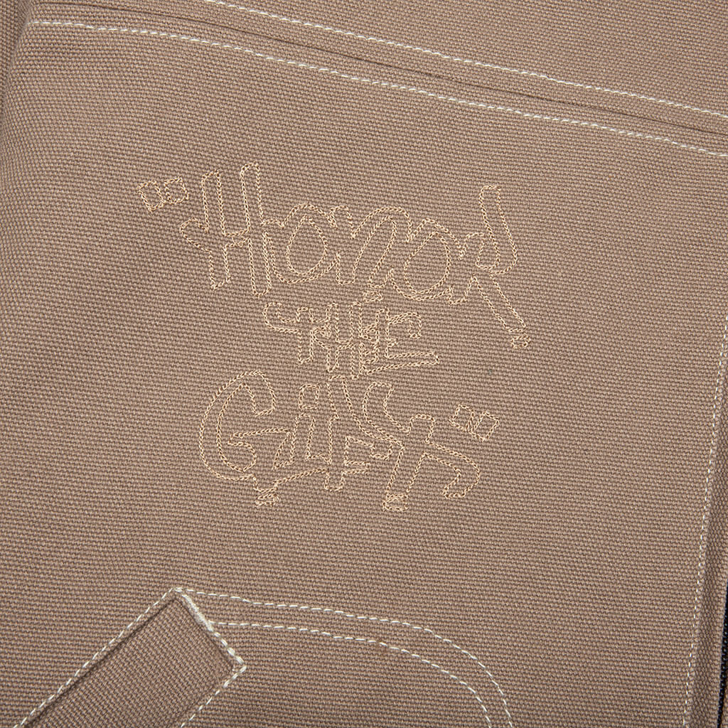Script Carpenter Jacket - Light Brown