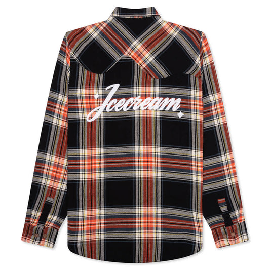 Script L/S Woven - Plaid