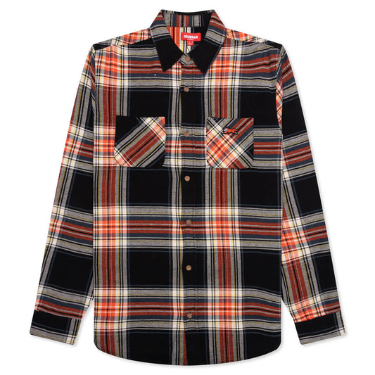 Script L/S Woven - Plaid