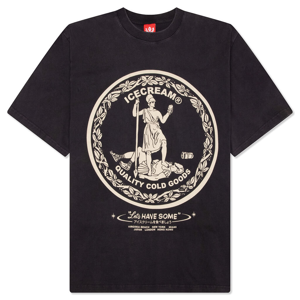 Seal S/S Tee - Charcoal Art