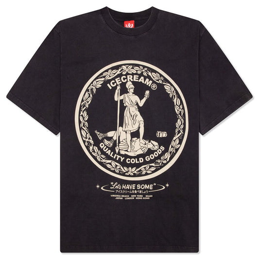 Seal S/S Tee - Charcoal Art