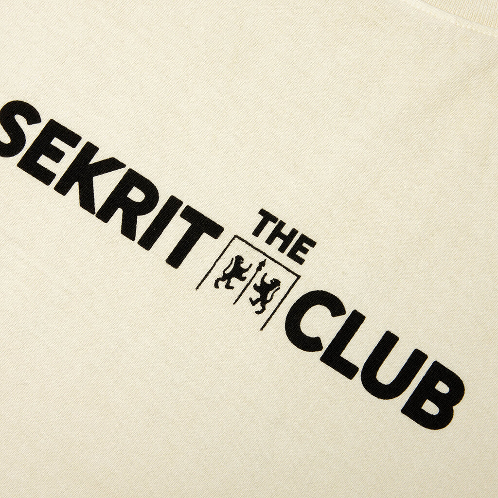 SEKRIT Club T-Shirt - Dirty White