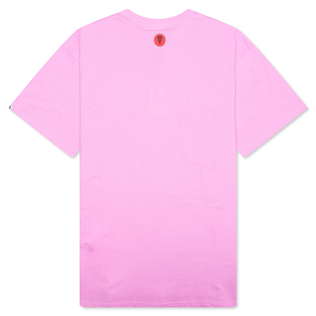 Checker S/S Tee - Orchid