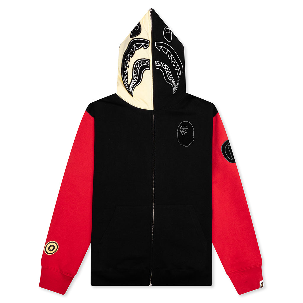 Shark Full Zip Hoodie China - Black