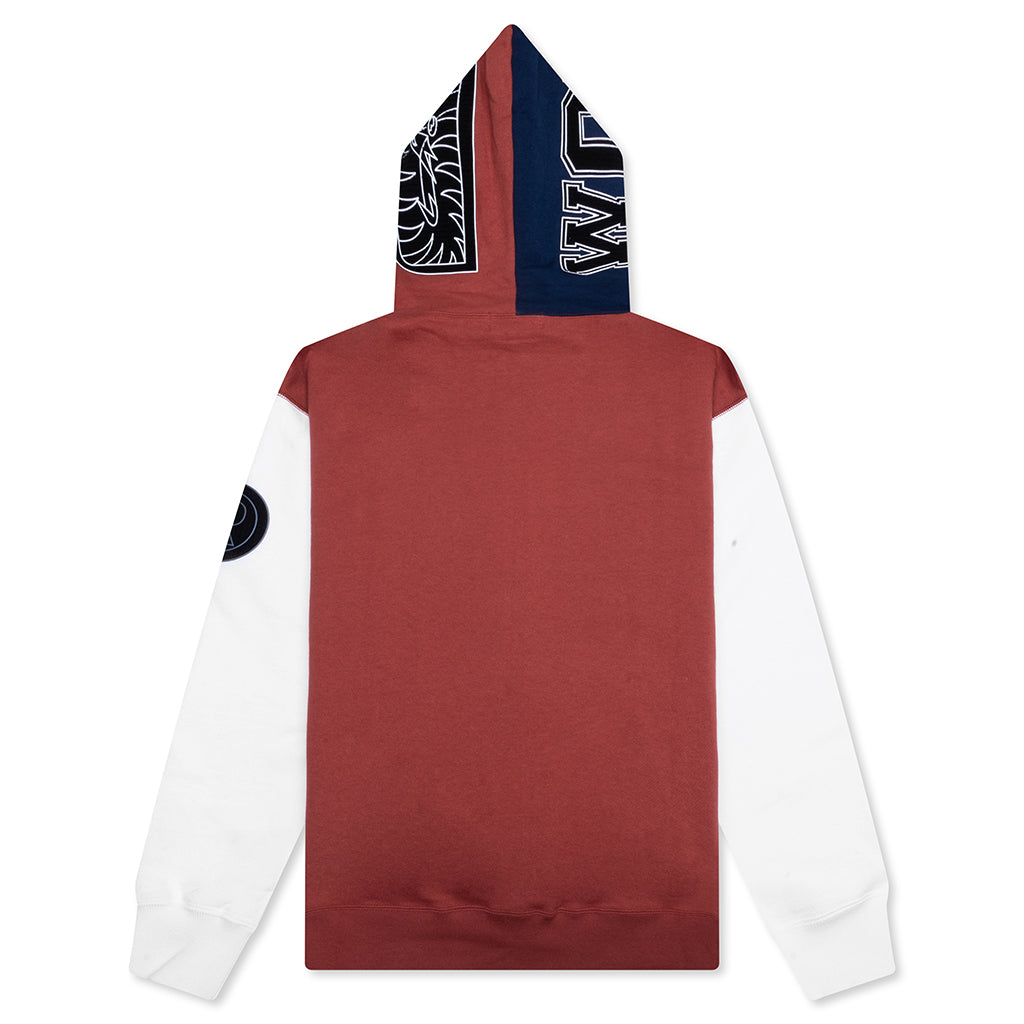 Shark Full Zip Hoodie France - Burgundy
