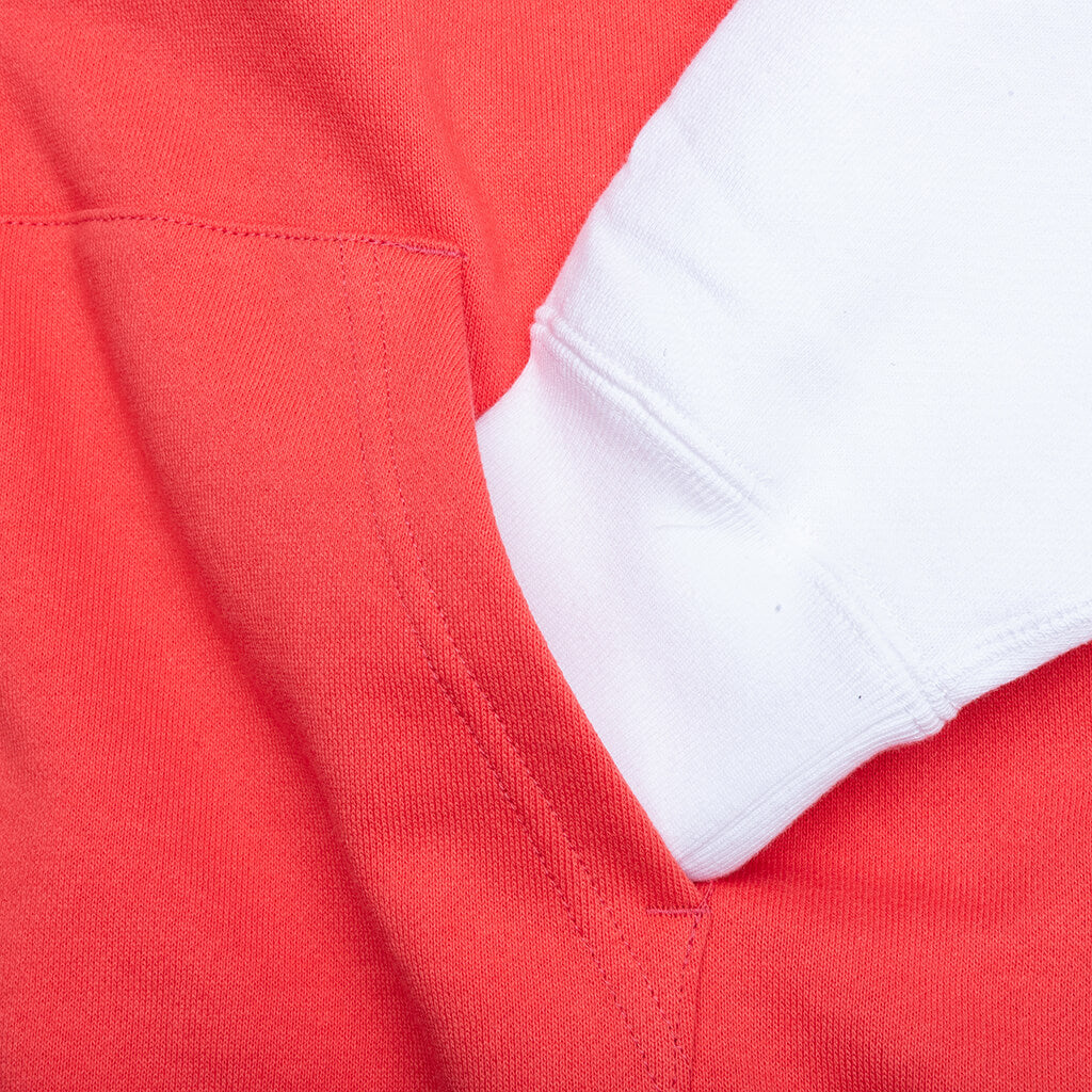 Shark Full Zip Hoodie Japan - Red