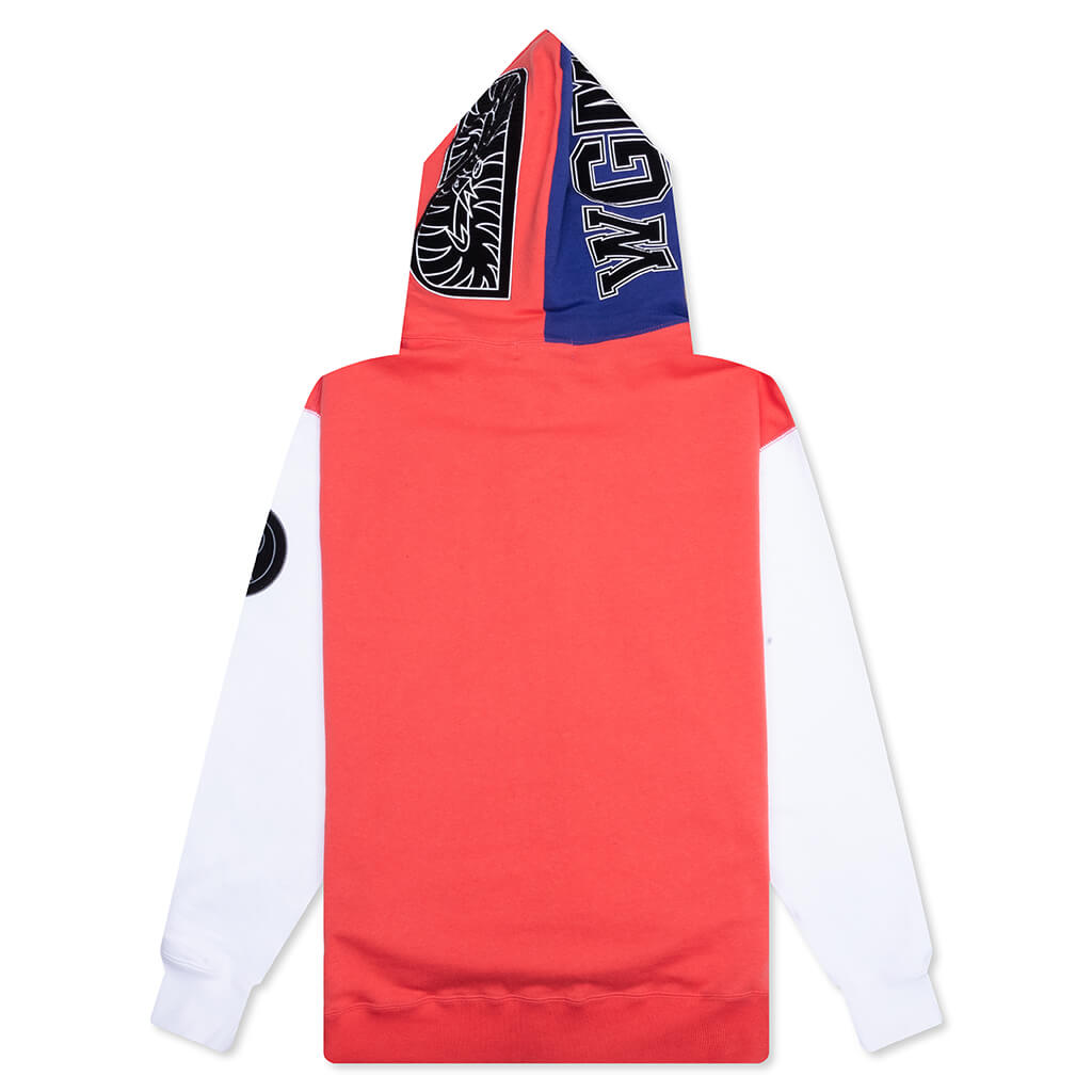 Shark Full Zip Hoodie Japan - Red