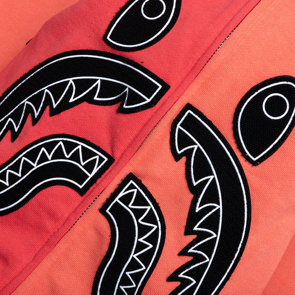 Shark Full Zip Hoodie Korea - Orange