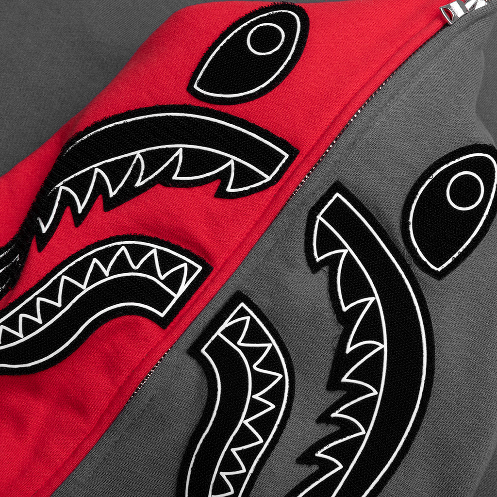 Shark Full Zip Hoodie Malaysia - Gray