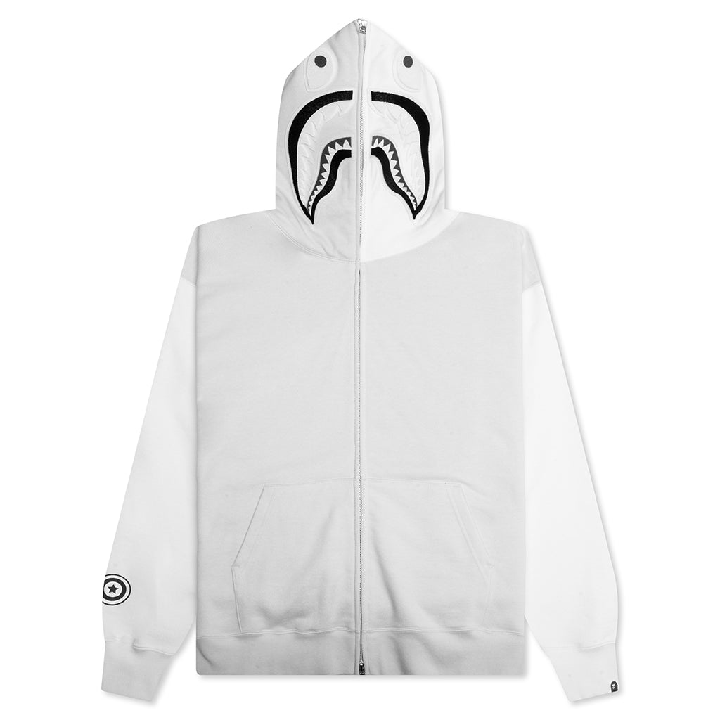 Shark Full Zip Hoodie #1 - Gray