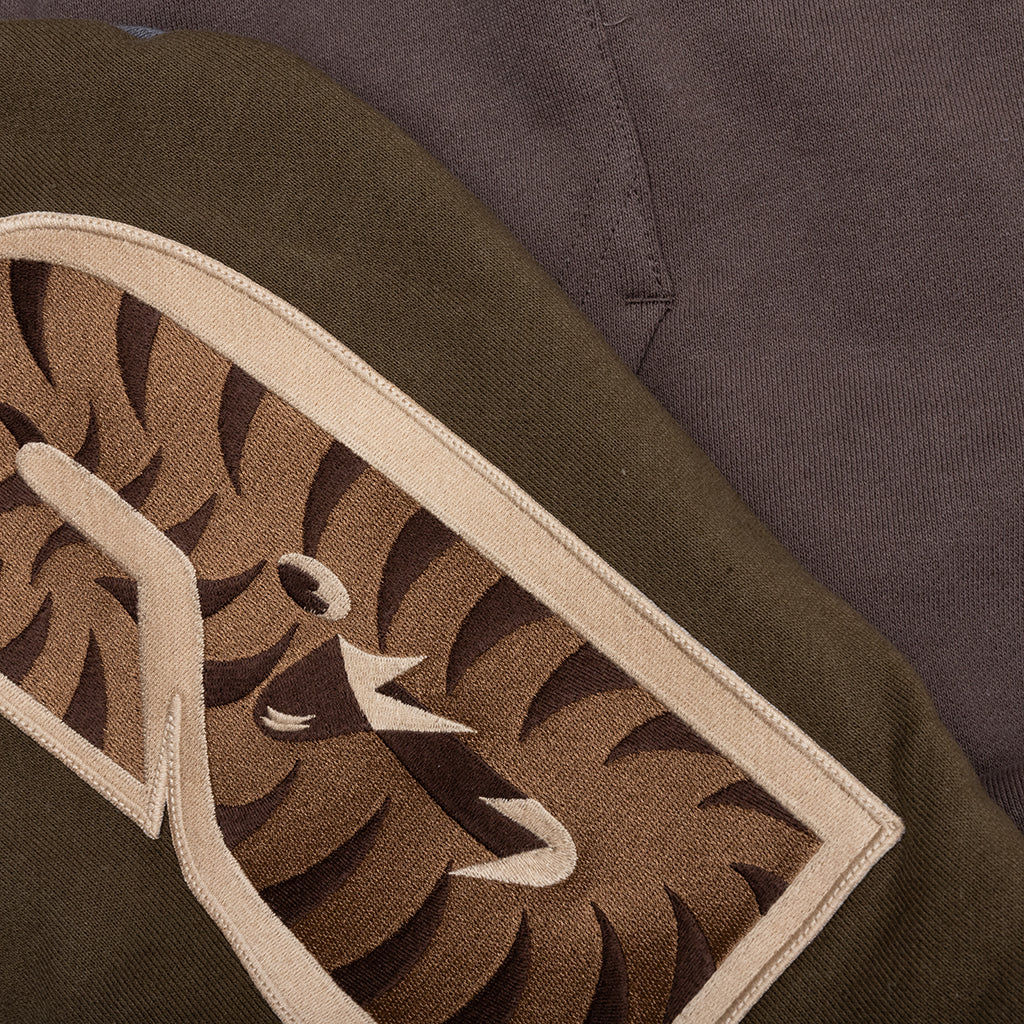 Shark Full Zip Hoodie #2 - Beige