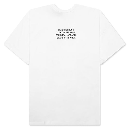 Sheltech S/S Crewneck - White