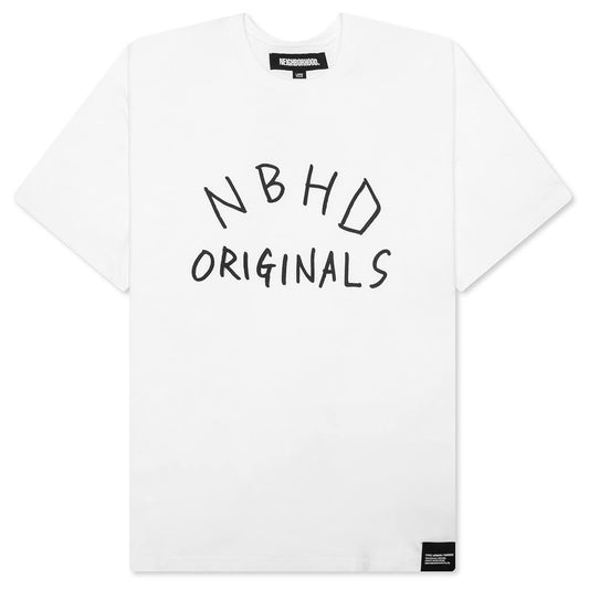 Sheltech S/S Crewneck - White