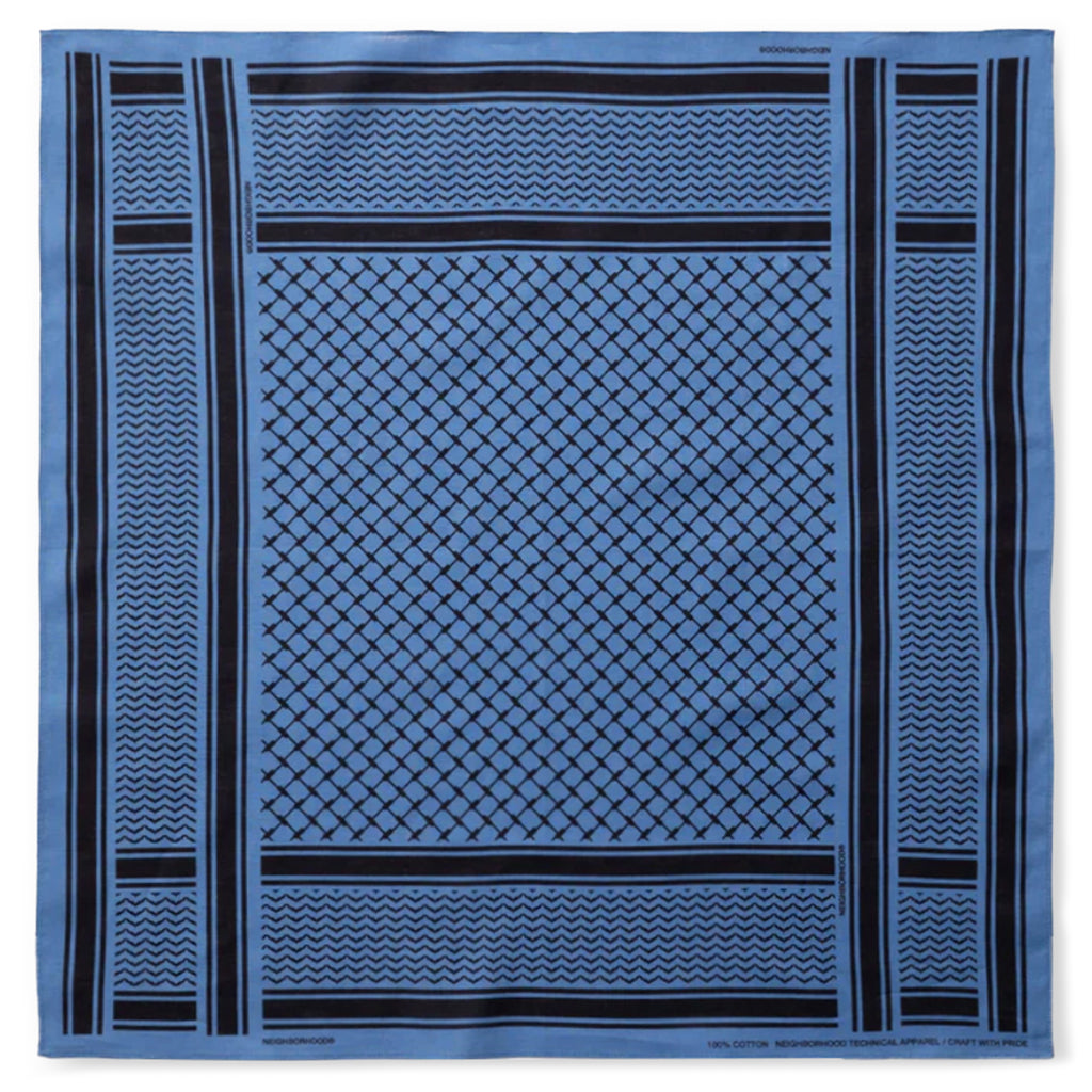 Shemagh Pattern Bandana - Blue