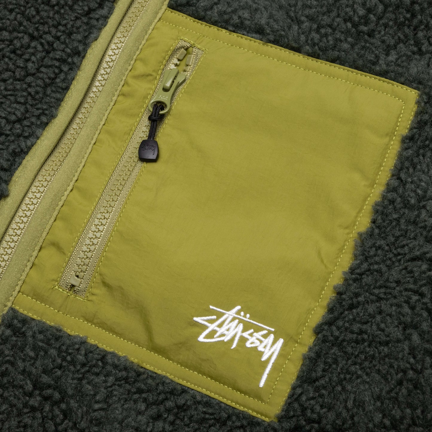 Sherpa Reversible Jacket - Dark Green