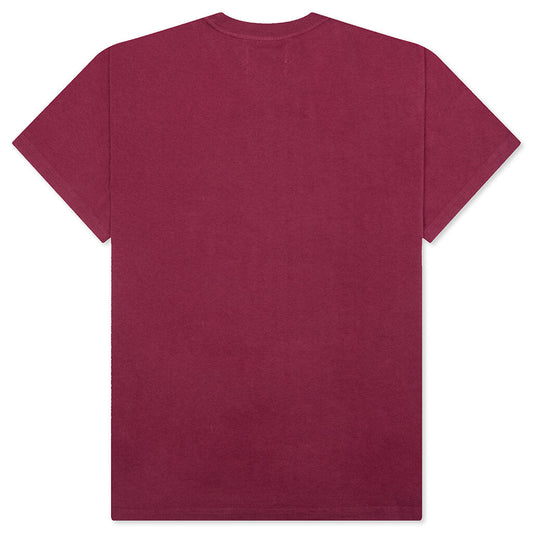 Shimmer Tee - Maroon
