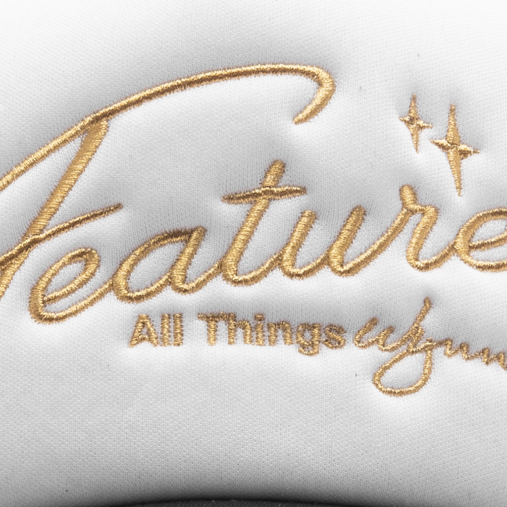 Feature x Wynn Shine Trucker - Black/White