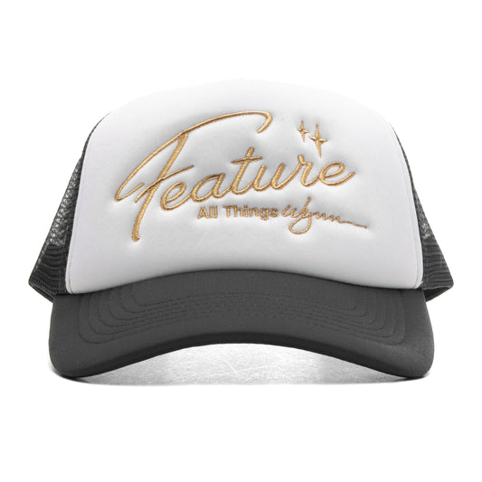 Feature x Wynn Shine Trucker - Black/White