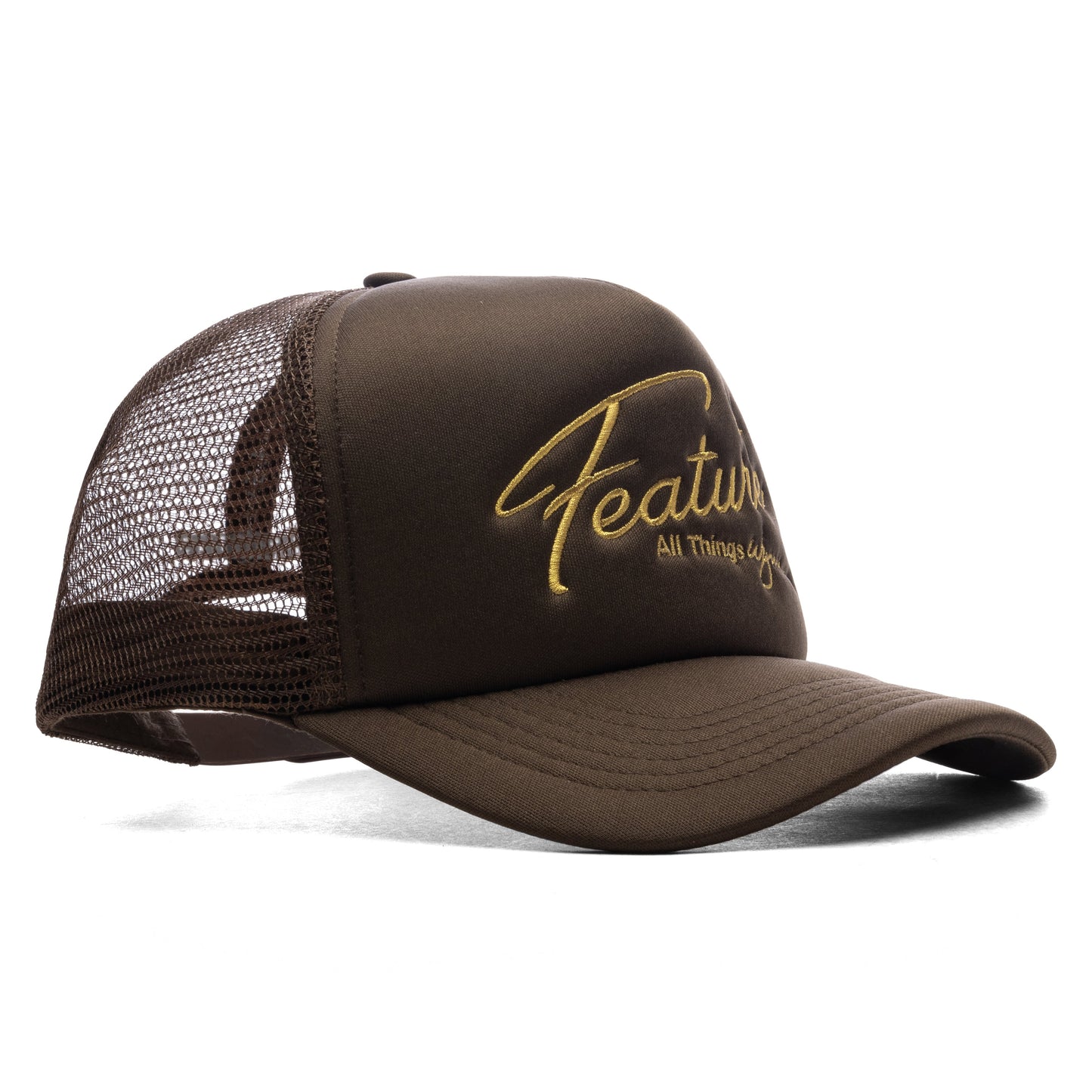 Feature x Wynn Shine Trucker - Walnut Brown