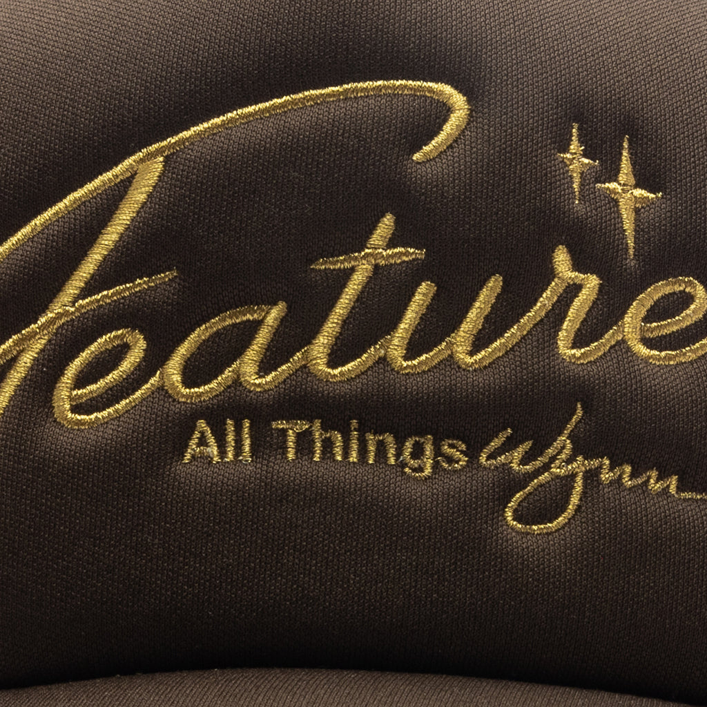 Feature x Wynn Shine Trucker - Walnut Brown