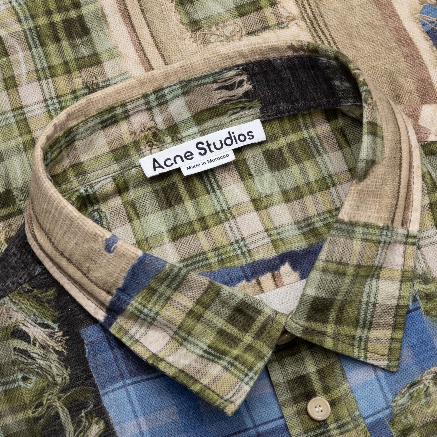 Patchwork Flannel - Green/Multi