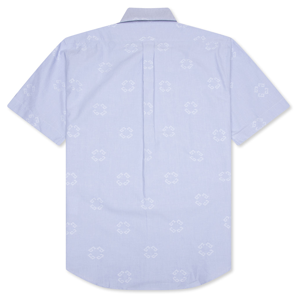 Monogram 72 Jacquard Shirt - Baby Blue