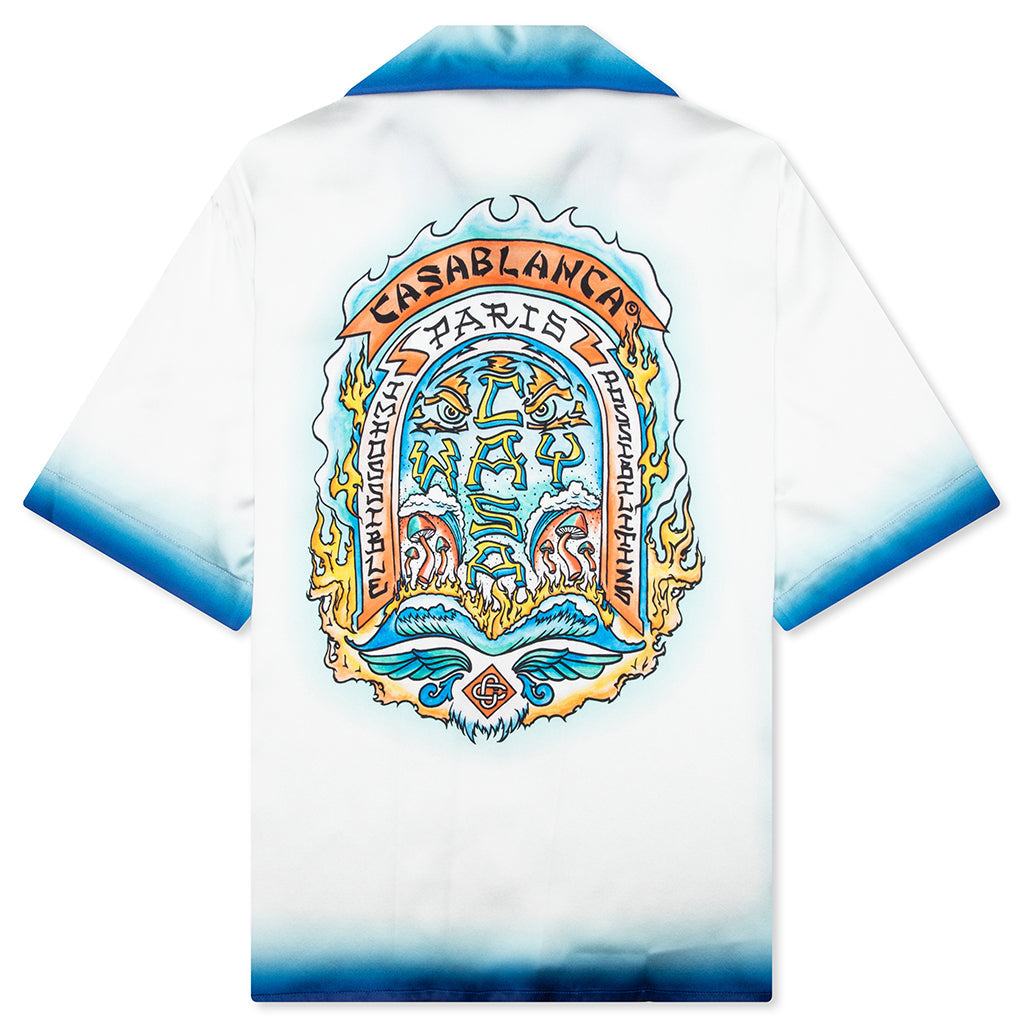 Short Sleeve Cuban Collar Shirt - Casa Skate Way