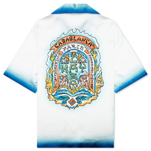 Short Sleeve Cuban Collar Shirt - Casa Skate Way