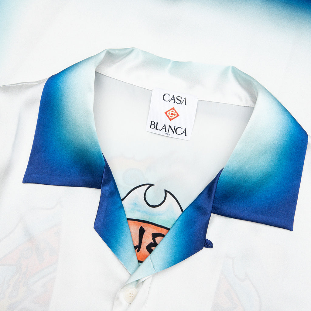 Short Sleeve Cuban Collar Shirt - Casa Skate Way