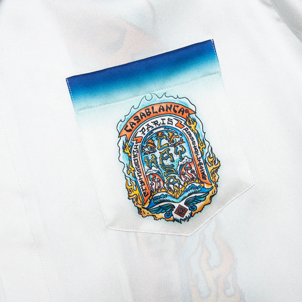 Short Sleeve Cuban Collar Shirt - Casa Skate Way