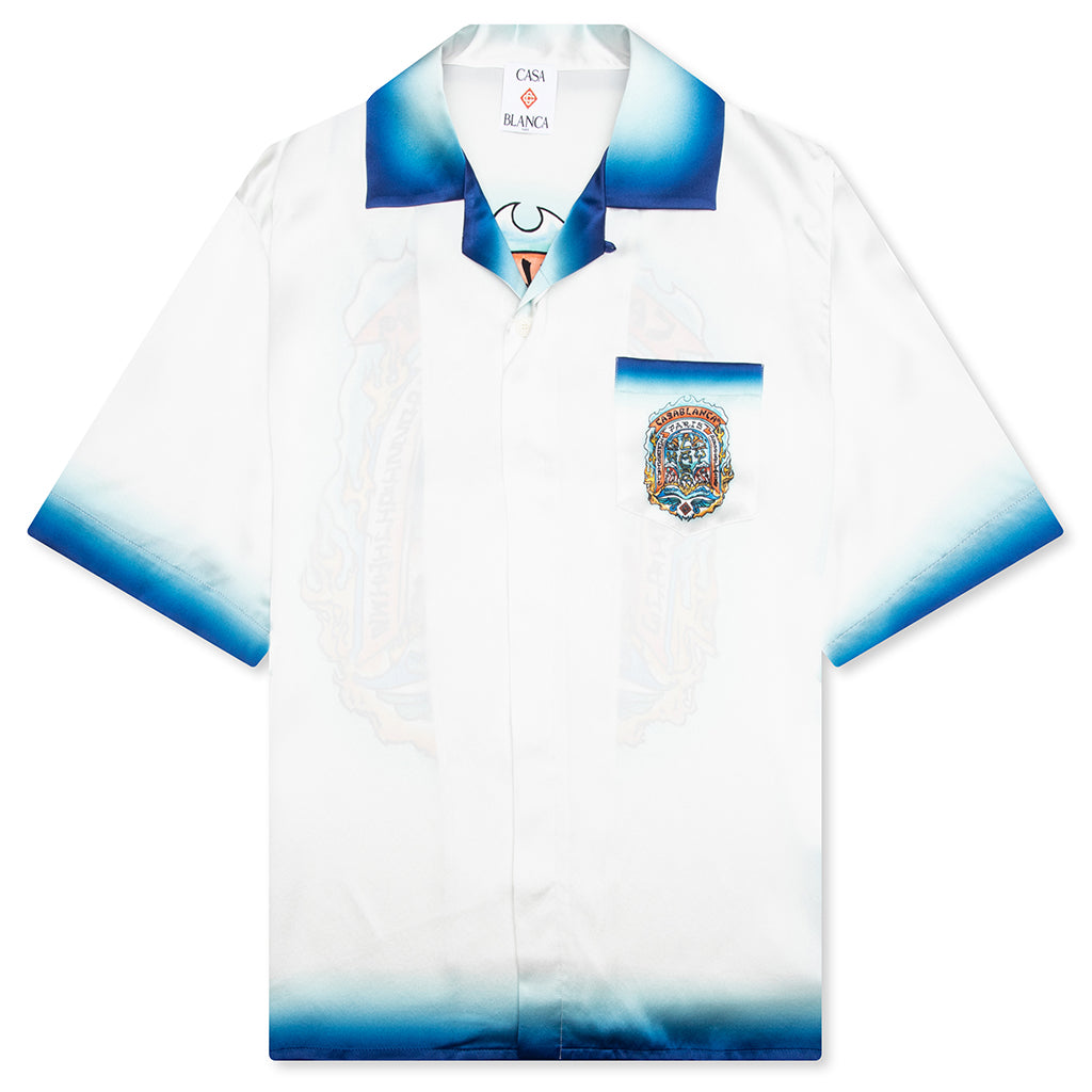 Short Sleeve Cuban Collar Shirt - Casa Skate Way