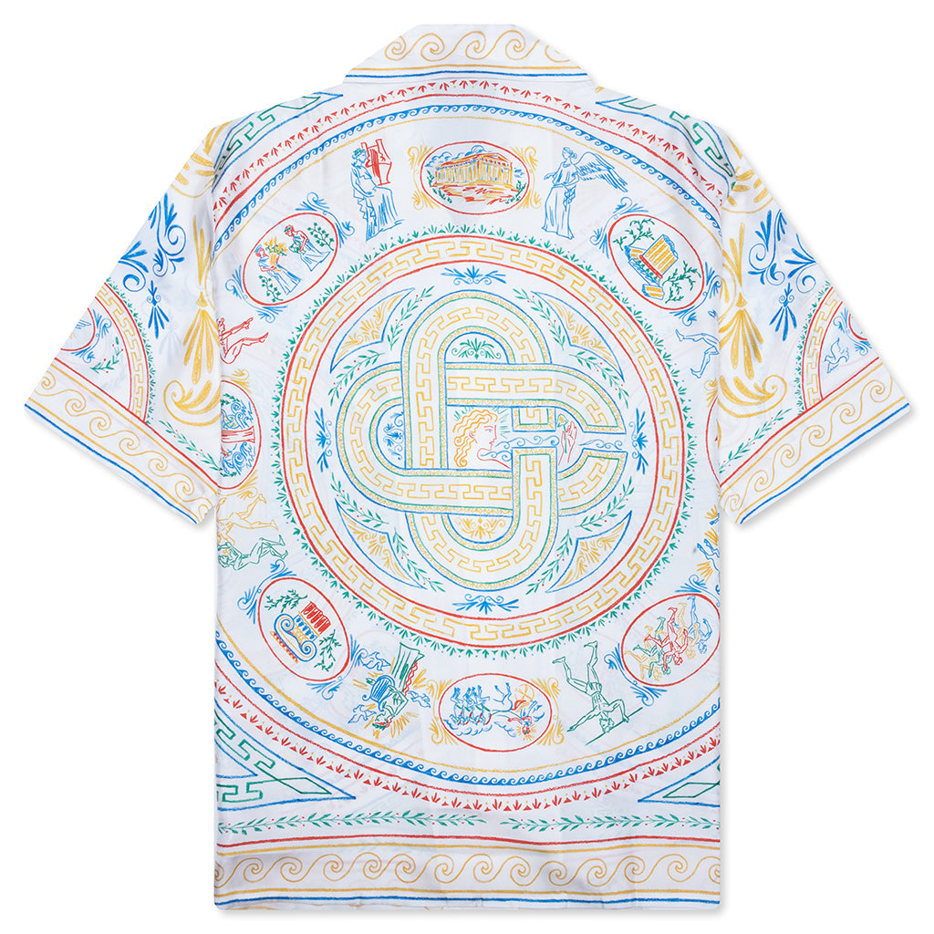 Short Sleeve Cuban Collar Shirt - Crayon Vase