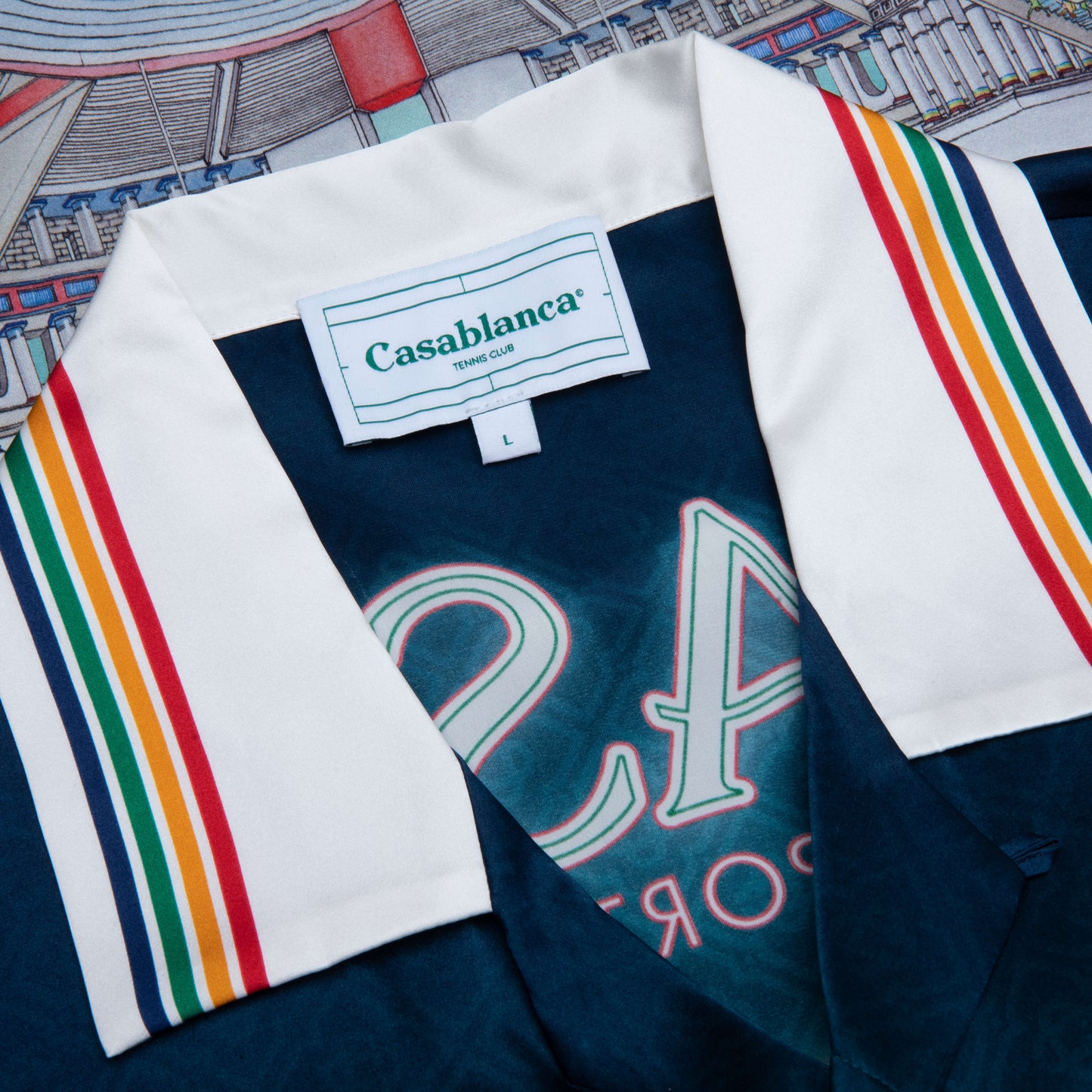 Short Sleeve Cuban Collar Shirt - La Deesse Du Stade