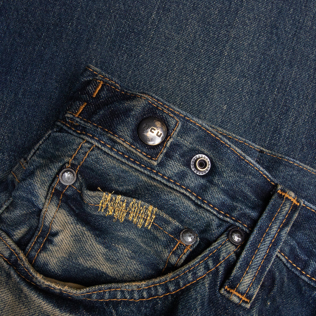 Showa Relaxed Jean - Dirty Gold Repair