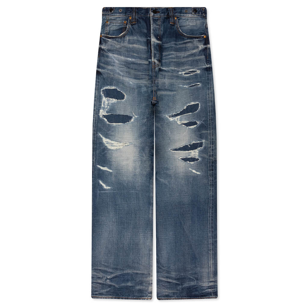 Showa Relaxed 'Manatsu' Repaired - Mid Blue