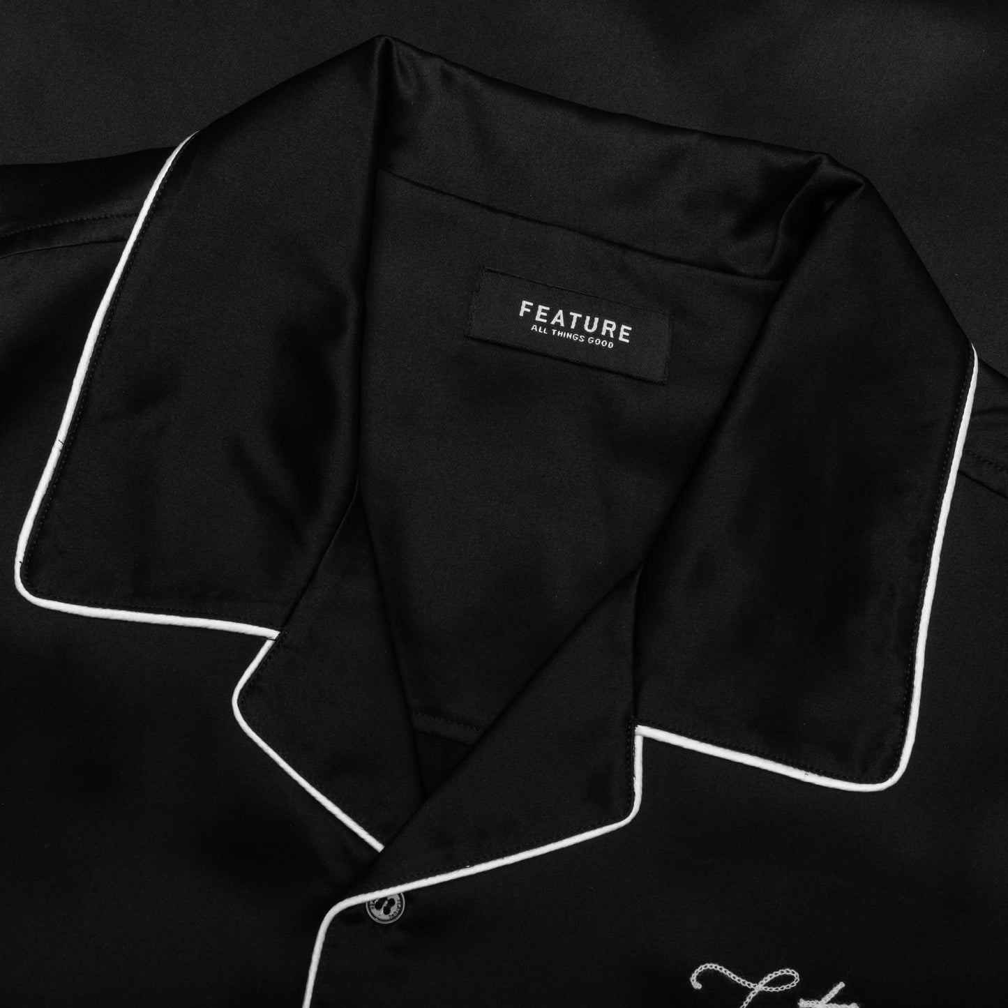 Baptiste Silk Shirt - Black