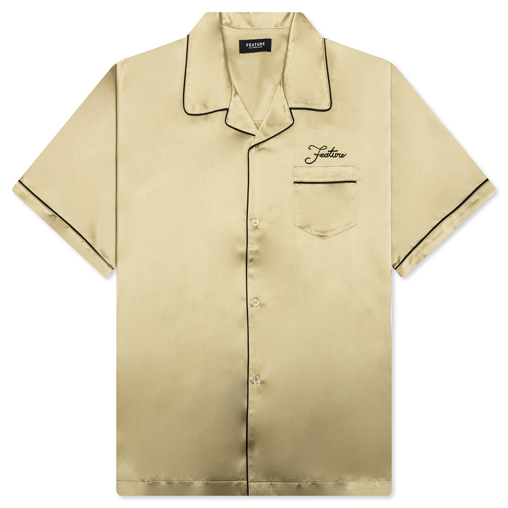 Baptiste Silk Shirt - Gold