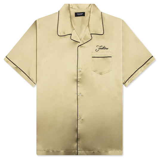 Baptiste Silk Shirt - Gold