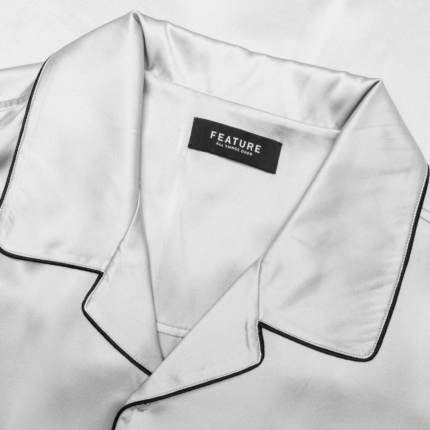 Baptiste Silk Shirt - Silver