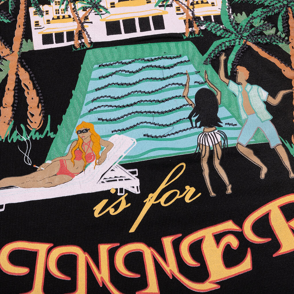 Sinners Oversized Tee - Black