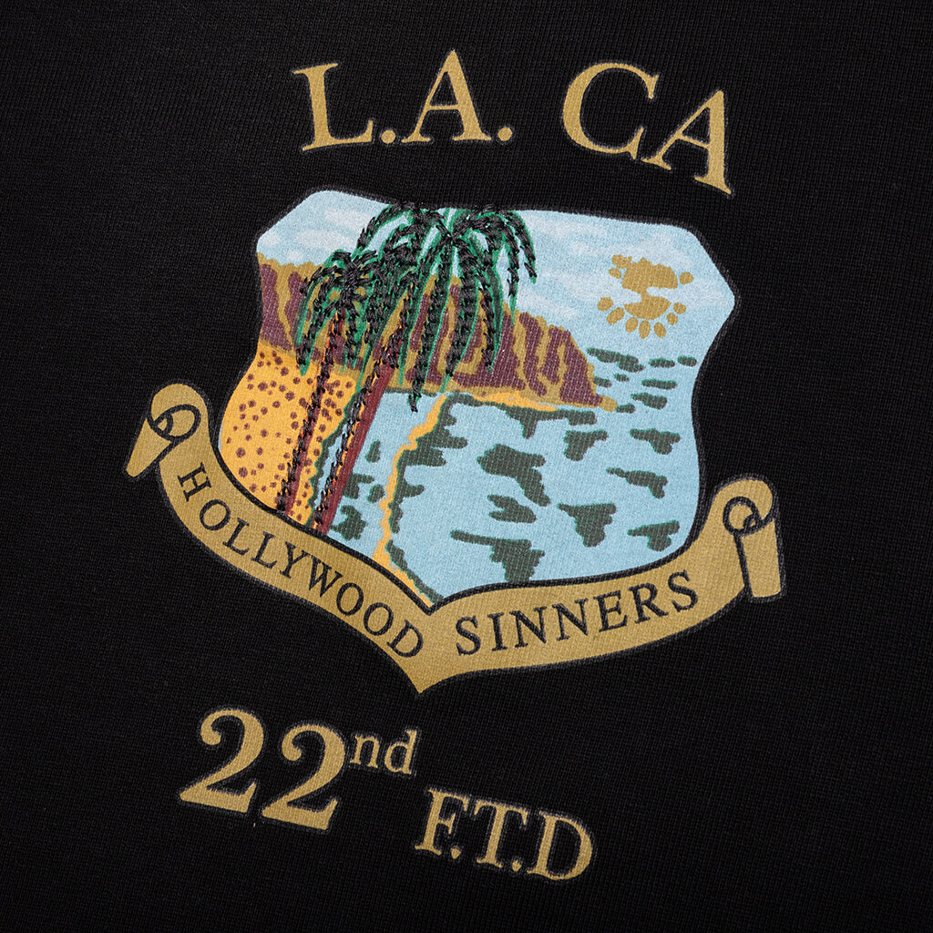 Sinners Oversized Tee - Black