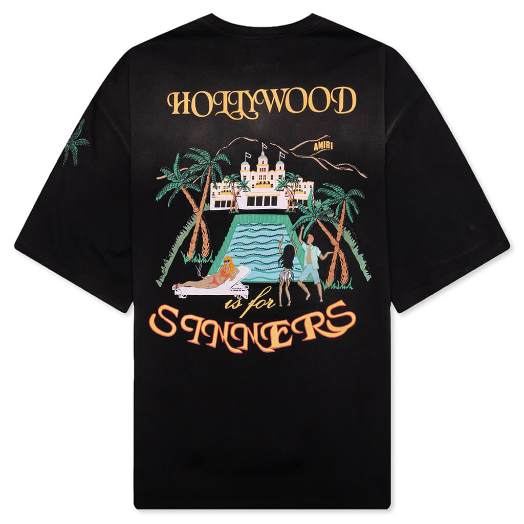 Sinners Oversized Tee - Black