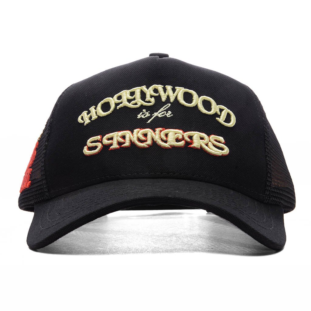 Sinners Trucker Hat - Black