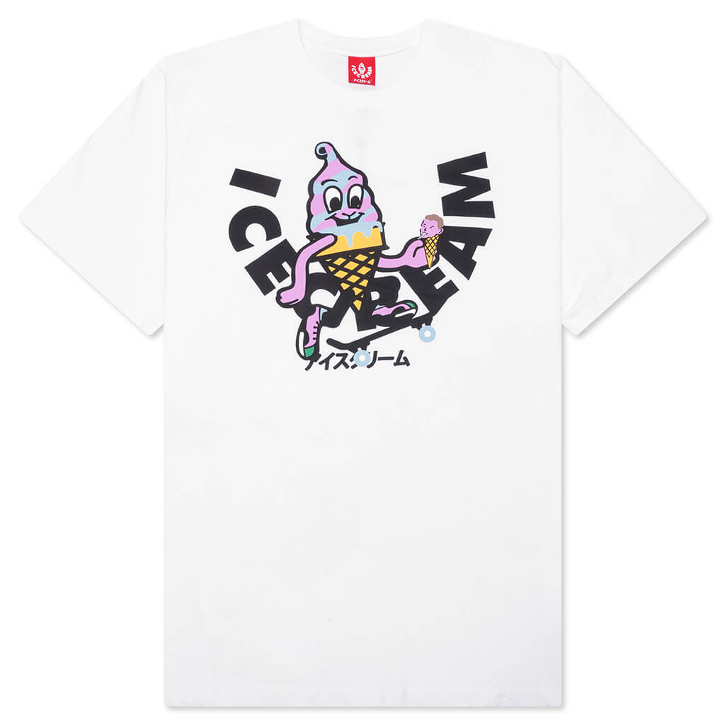 Skate Cone S/S Tee - White