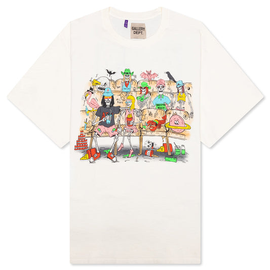Skeleton Beach Theater Tee - Light Archival White
