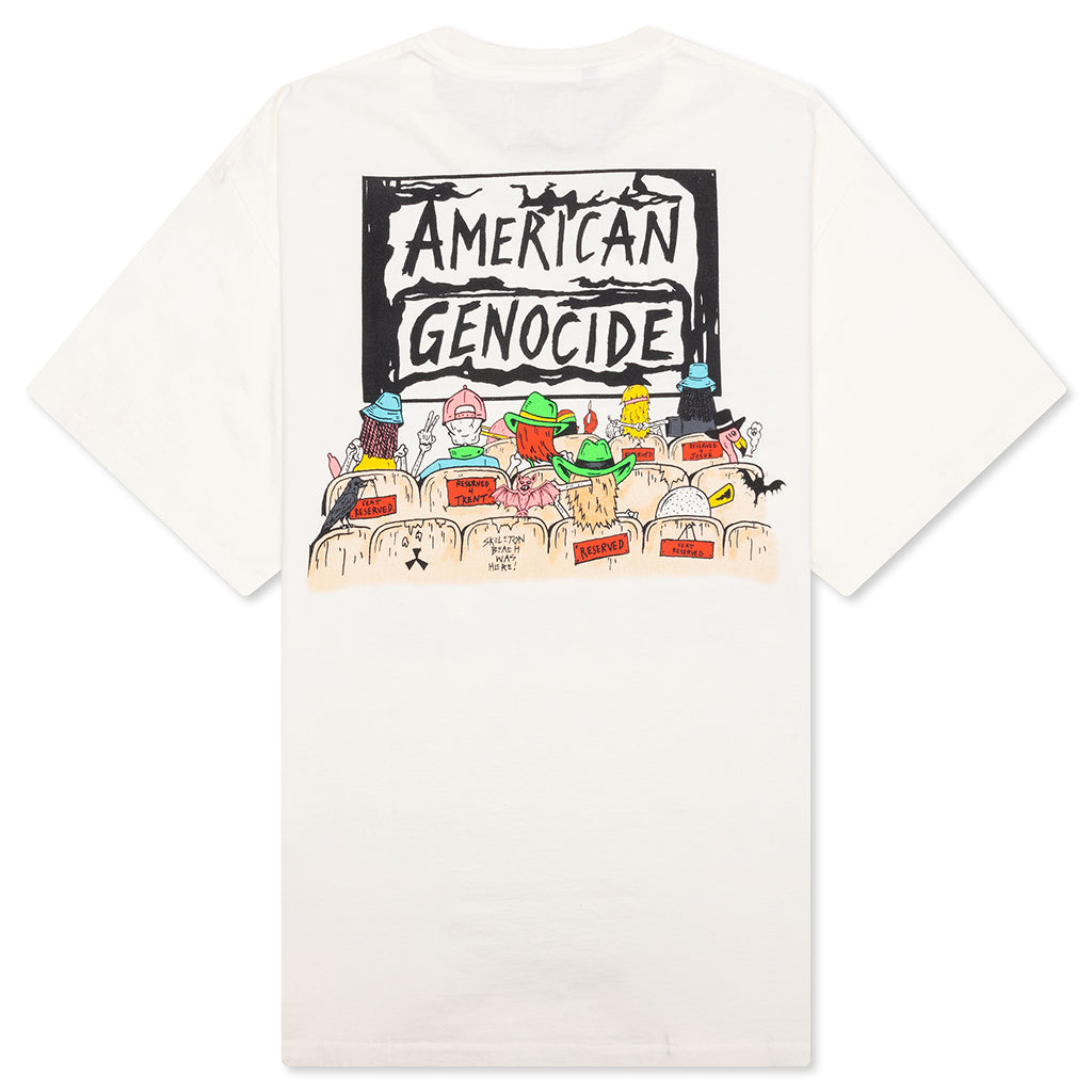 Skeleton Beach Theater Tee - Light Archival White