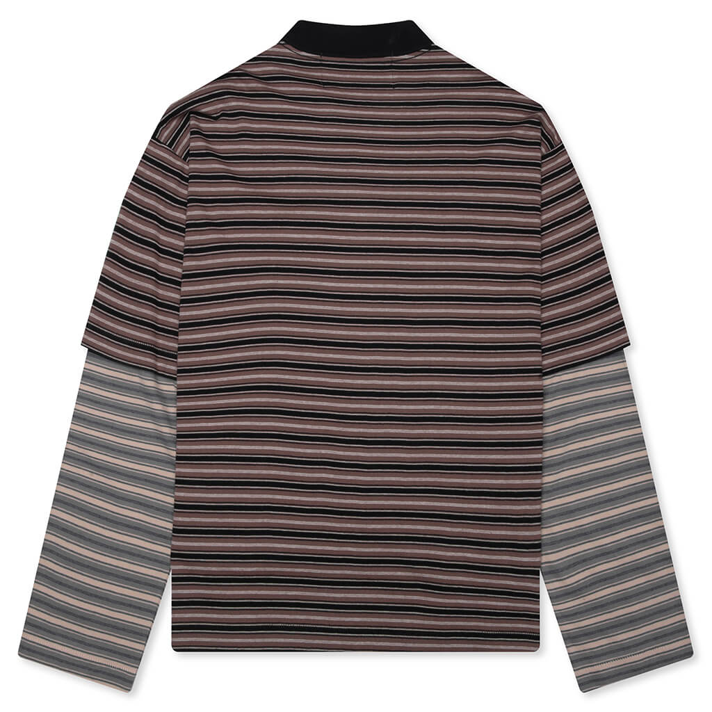 Skeleton Stripe Long Sleeve Tee - Stripe